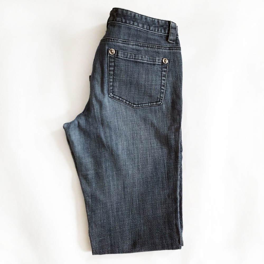 Michael Kors Womens Straight Leg Jeans 8 Blue - Picture 2 of 5